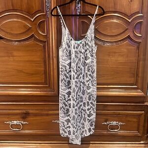 Melissa Odabash Snake Spagetti Strap Maxi Dress One Size
